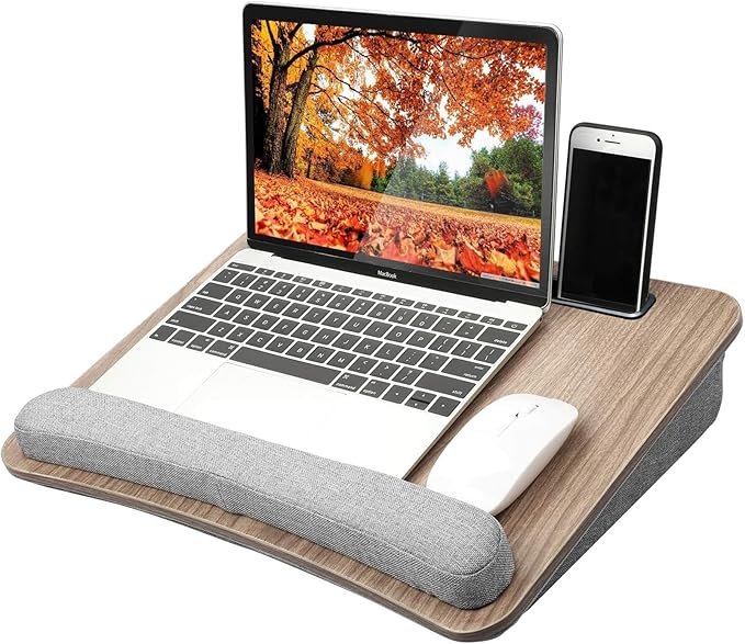 Portable Lap Laptop Desk with Pillow Cushion