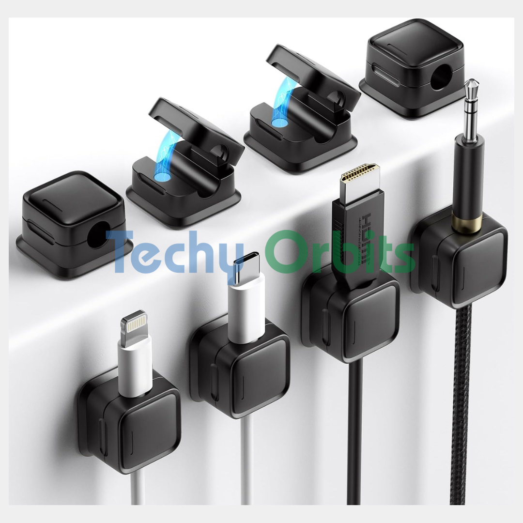 8 Pack Phone Charging Cords Wire Holder Organizer