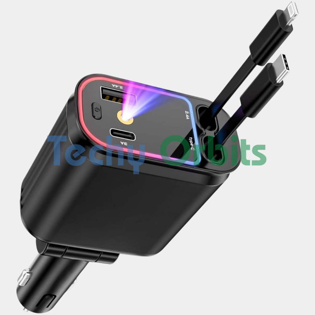 Clenzee 4 in 1 Fast Car Phone Charger (1)