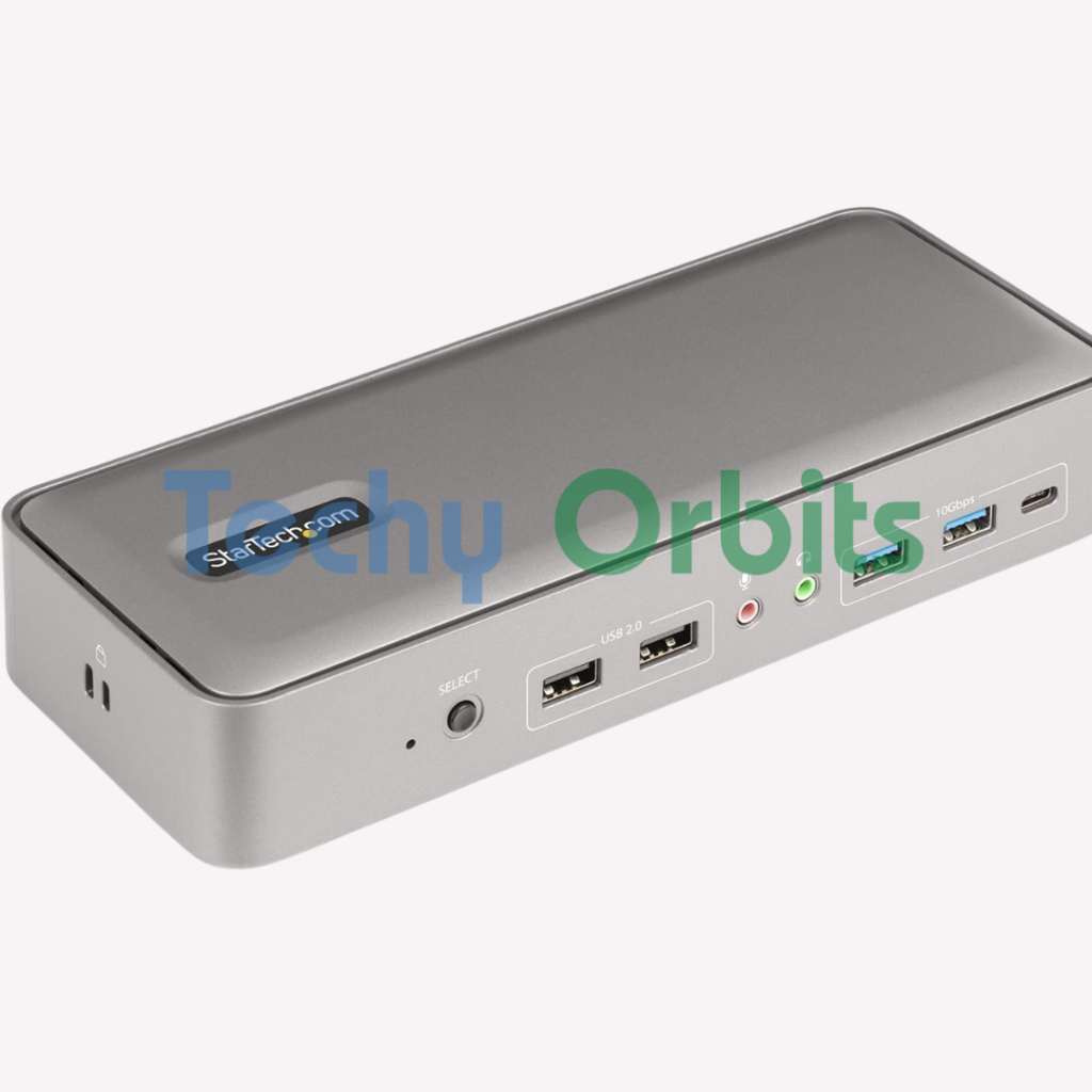 Dual-Laptop USB-C KVM Docking Station