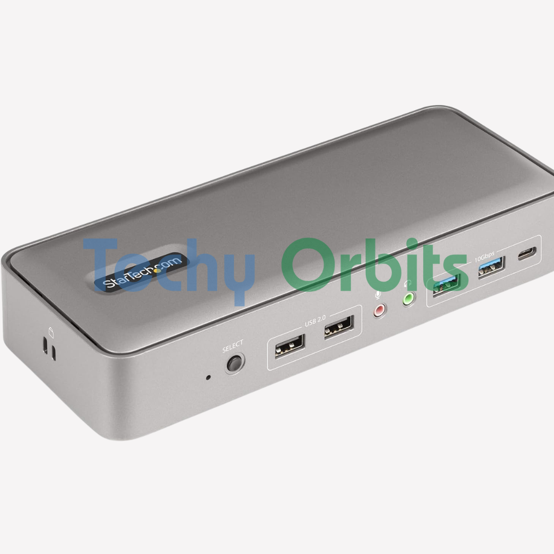 Dual-Laptop USB-C KVM Docking Station