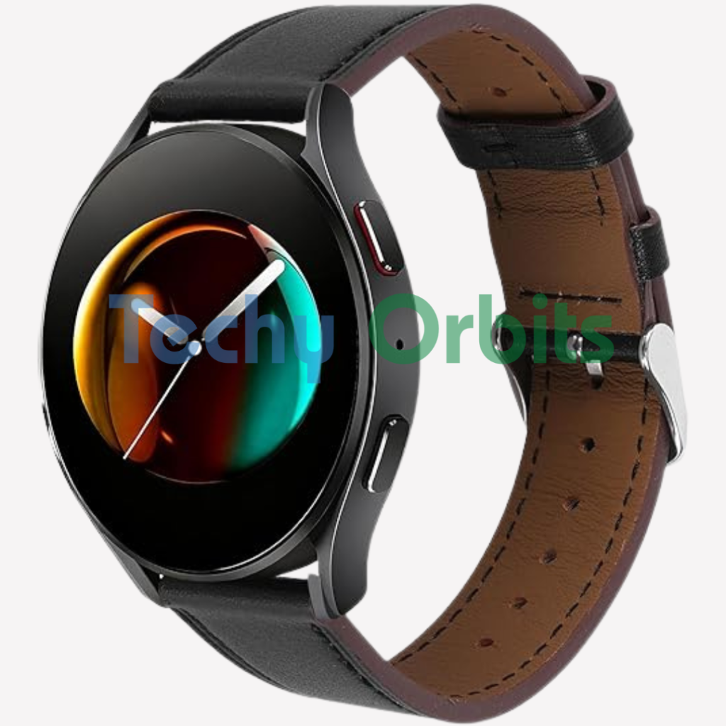 Genuine Leather Watch Bands Men with Galaxy Watch