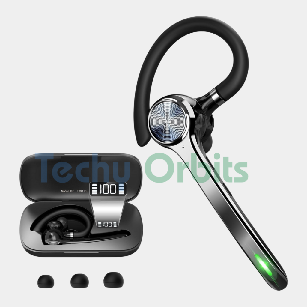 HEIBAS Bluetooth with 500mAh Charging Case