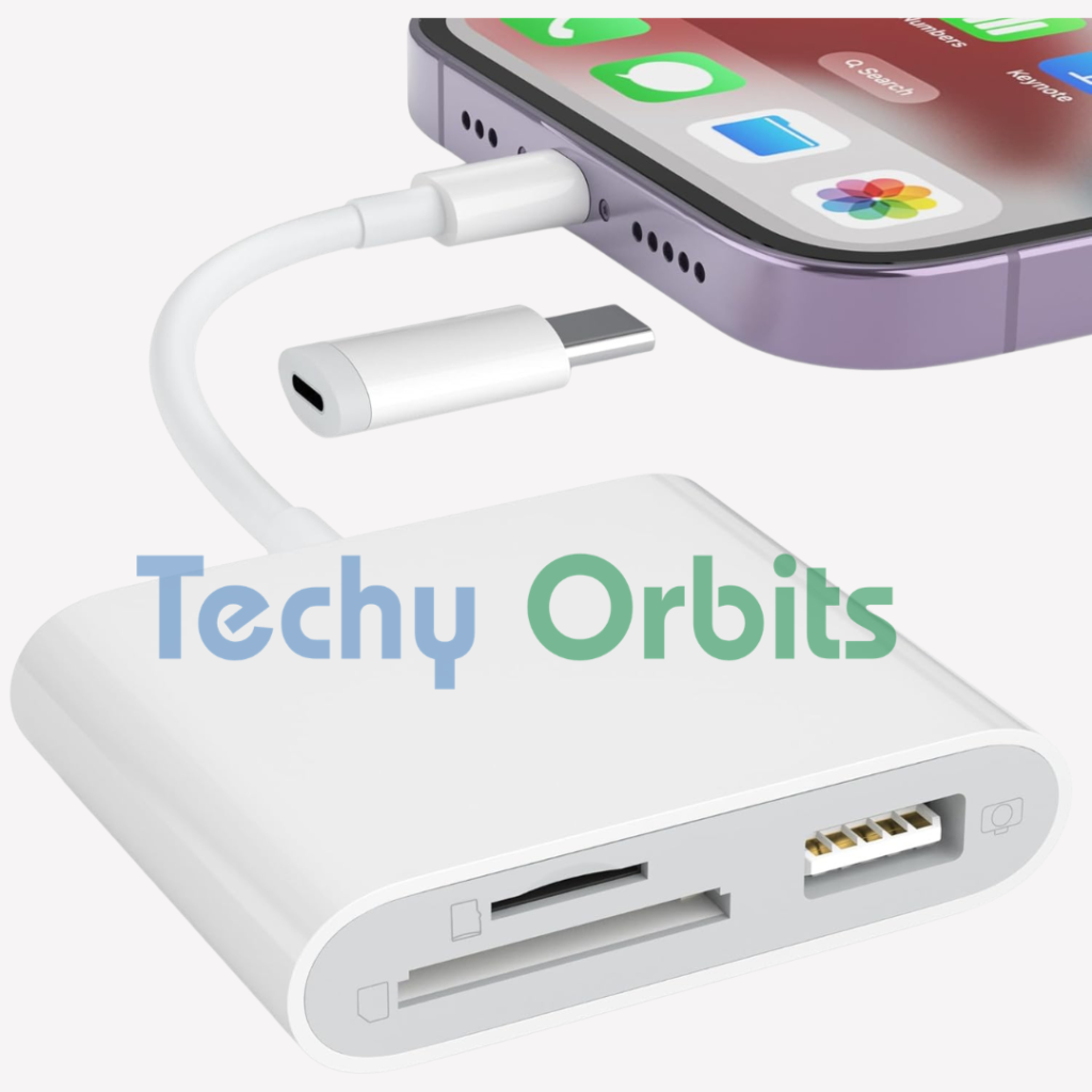 Memory Card Reader with USB Camera Adapter