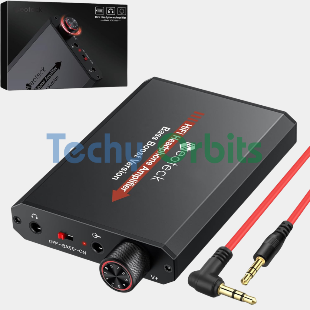 Neoteck 3.5mm Headphone Amp with Bass Boost