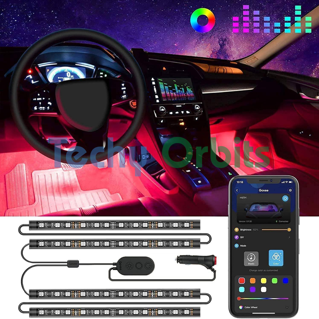 Smart Car Interior Lights with App Control