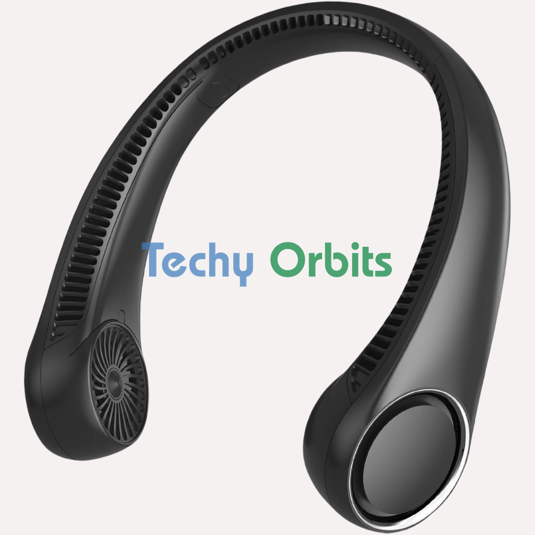 Portable Bladeles Neck Fan With Rechargeable Battery