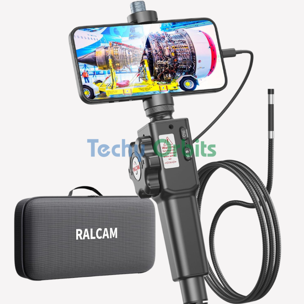 Two-Way Articulating Borescope for Smartphone