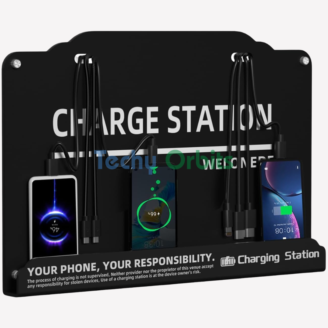 Wall Mounted Cell Phone Charging Station